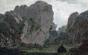 John William Edy Romantic scene in Heliesund Spain oil painting artist